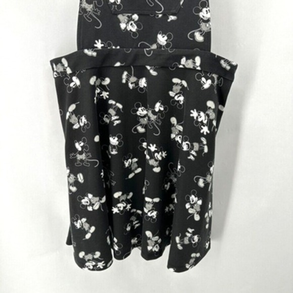Hot Topic Her Universe Mickey Mouse Skirtall Size 1X Disney Black Overall Skirt - Picture 4 of 11